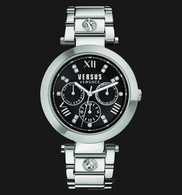 VERSUS SCA01 0016 Women Wristwatch Black Dial Stainless Steel