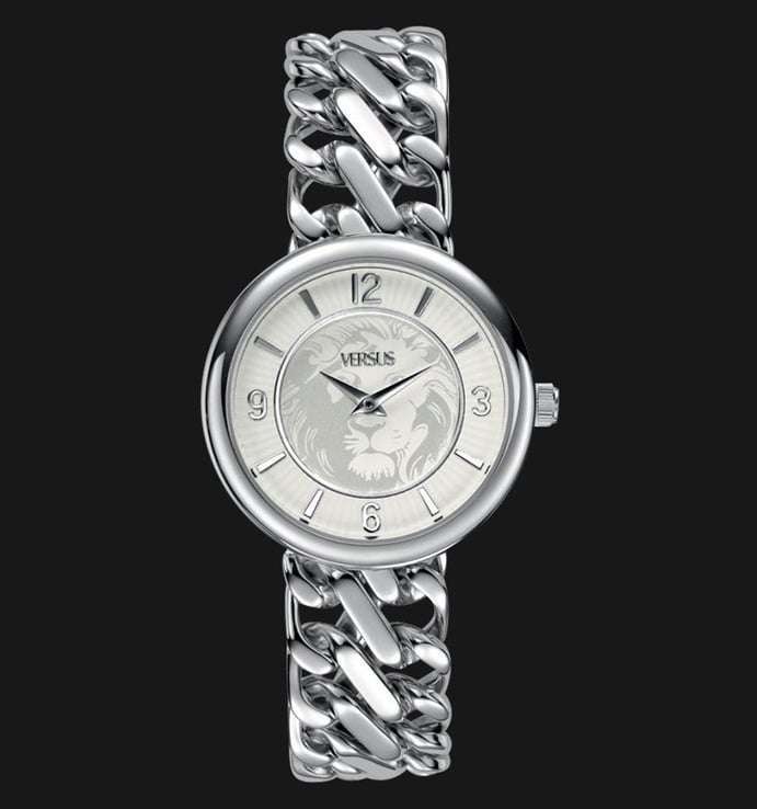 VERSUS SGF02 0013 Acapulco Stainless Steel Watch with Chain Link Bracelet
