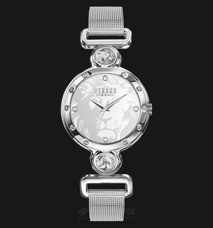 VERSUS SOL07 0016 Women White Drawing Dial Stainless Steel