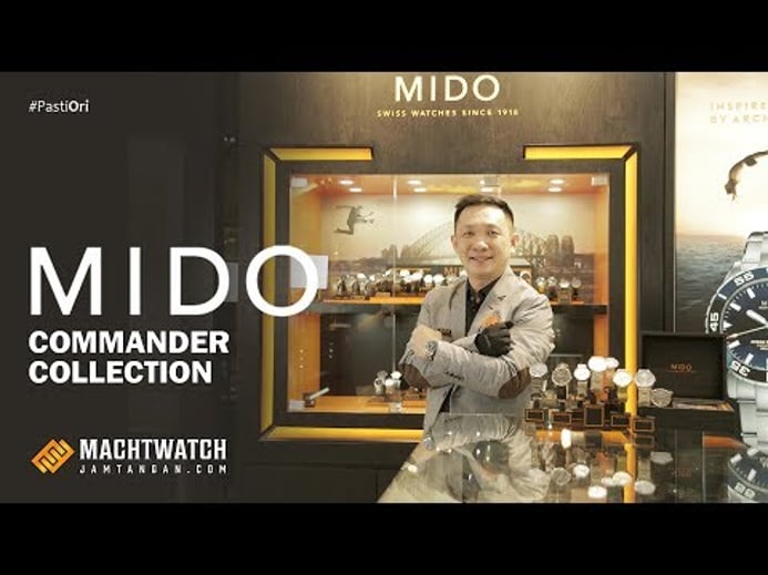 MIDO Commander M031.631.33.021.00 Icone Gold Dial Gold Mesh Strap-1