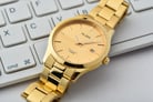 Alba AS9M34X1 Men Gold Dial Gold Stainless Steel Strap-7