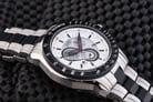 Citizen Promaster AT0710-50A Eco-Drive Chronograph White Dial Dual Tone Stainless Steel Strap-3