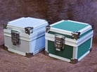 Kotak Jam Tangan Driklux 1W-LH-SGF Silver PVC Box-2
