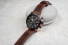 Expedition Modern Classic E 6829 MF LBRBA Black Dial Brown Leather Strap-3