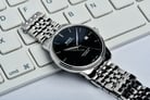 MIDO Baroncelli III M027.408.11.051.00 Chronometer Cal. 80 Automatic Black Dial St. Steel Strap-5
