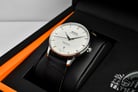 MIDO Baroncelli M037.407.16.261.00 20th Anniversary Ivory Dial Black Leather Strap LIMITED EDITION-6