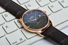 MIDO Baroncelli M037.407.36.061.00 Signature Gent Automatic Anthracite Dial Brown Leather Strap-5