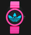 Adidas ADH2842 Santiago Black Dial Pink Rubber Unisex Watch-0