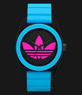 Adidas ADH2843 Santiago Black Dial Blue Rubber Unisex Watch-0