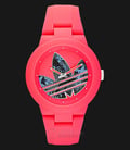 Adidas ADH3017 Aberdeen Red dial Red Rubber Strap-0
