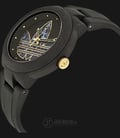 Adidas ADH3047 Aberdeen Black and Gold Dial Silicone Strap Watch-1