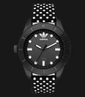 Adidas ADH3053 Black Dial Polka Dot Leather Strap Watch-0