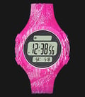 Adidas ADP3187 Questra Digital Watch Pink Rubber Strap-0