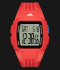 Adidas ADP3238 Duramo Digital Watch Red Rubber Strap-0