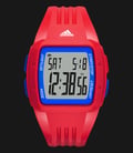 Adidas ADP3271 Duramo Mens Digital Watch Red Silicone Strap-0
