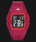 Adidas ADP3282 Duramo Red Silicone Strap Digital Watch-0