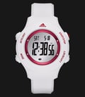Adidas ADP3285 Sprung Basic White Silicone Strap Digital Watch-0