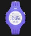 Adidas ADP6127 Questra Digital Watch Purple Polyurethane Strap-0