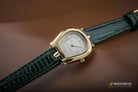 Aigner A07305 Ladies Silver Dial Green Leather Strap-3