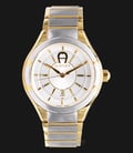 Aigner Cortina A102106 Stainless Steel Dual-tone White Dial -0