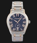 Aigner Vicenza A111113 Men Blue Dial Silver Rose Gold Stainless Steel Strap-0