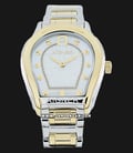 Aigner Vicenza A111212 Ladies Mother Of Pearl Dial Dual Tone Stainless Steel Strap-0