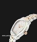 Aigner Aprilia A111303 Ladies Silver Flower Pattern Dial Dual Tone Stainless Steel Strap-1