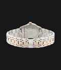 Aigner Aprilia A111303 Ladies Silver Flower Pattern Dial Dual Tone Stainless Steel Strap-2