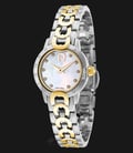 Aigner Cosenza A11216A Ladies White Mother of Pearl Dial Dual Tone Stainless Steel Strap-0
