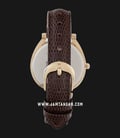 Aigner Florence A121201A Ladies Mother Of Pearl Dial Brown Leather Strap-2