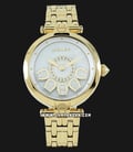 Aigner Florence A129204 Ladies Silver Dial Gold Plated Strap-0