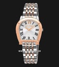 Aigner Alessandria A130214 Ladies White Dial Dual Tone Stainless Steel Strap-0