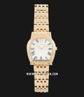 Aigner Alessandria A130215 Ladies White Dial Gold Stainless Steel Strap-0