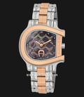 Aigner Cesena A132205 Ladies Black Mother of Pearl Dial Dual Tone Stainless Steel Strap-0