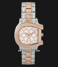 Aigner Cesena A132208 Ladies White Mother of Pearl Dial Dual Tone Stainless Steel Strap-0