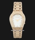 Aigner Catania A145204 Ladies White Dial Gold Stainless Steel Strap-0