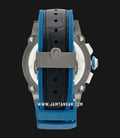 Aigner Turin A149102 Chronograph Men Black Dial Dual Tone Leather and Rubber Strap-2