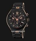 Aigner Lecce A151102 Men Skeleton Dial Black Stainless Steel Strap-0