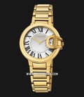 Aigner Salerno A152202 Ladies Silver Dial Gold Stainless Steel Strap-0
