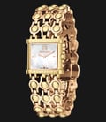Aigner Arezzo A20211 Mother of Pearl Dial Gold Plated Stainless Steel Bracelet-0