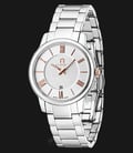 Aigner Padua A24154 Ladies Silver Pattern Dial Stainless Steel Strap-0