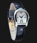 Aigner Andria A24223B Silver Mother of Pearl Dial Black Genuine Leather Strap-0