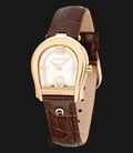 Aigner Verase A24225B White Dial Brown Leather Strap-0
