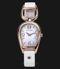 Aigner Arte II A24232A Ladies Mother of Pearl Dial White Leather Strap + Extra Strap-0