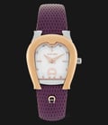 Aigner A24238B Ladies Silver Dial Purple Leather Strap-0