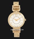Aigner Chieti A24254B Ladies White Dial Gold Stainless Steel Strap-0
