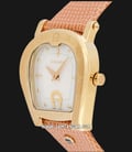 Aigner Empoli A24260B Ladies Mother Of Pearl Dial Orange Leather Strap-1