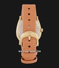 Aigner Empoli A24260B Ladies Mother Of Pearl Dial Orange Leather Strap-2
