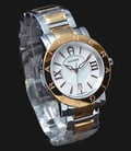 Aigner Cortina A26080 Men White Dial Dual Tone Stainless Steel Strap-0