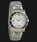 Aigner Cortina A26394 Ladies White Dial Dual Tone Stainless Steel Strap-0